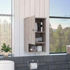 DEPOT ESHOP LLC Cottonwood Medicine Cabinet, Light Gray -Laural Home Shop 7801689502fcf9d7 2154 w800 h800 b0 p0
