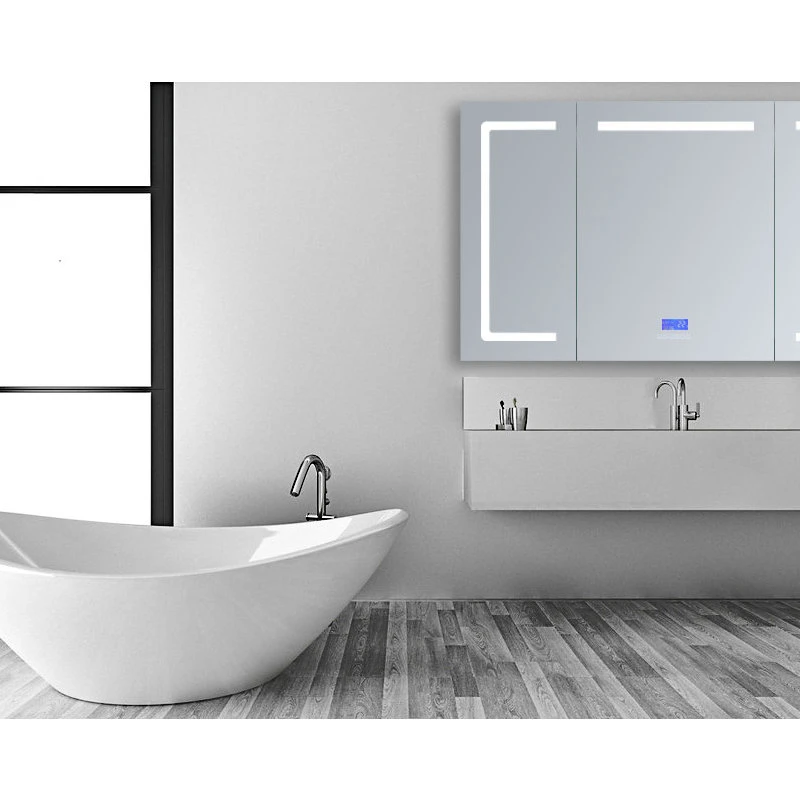 Lexora Lesina LED Medicine Cabinet, Defogger, 60" 6 Lexora Lesina LED Medicine Cabinet, Defogger, 60" - Image 4