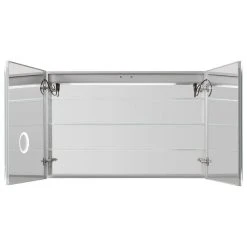 AQUADOM Edge Royale LED Medicine Cabinet Defogger 48"x32"x5" 19 AQUADOM Edge Royale LED Medicine Cabinet Defogger 48"x32"x5" -Laural Home Shop 78d17f92035d4a34 8538 w800 h800 b1 p0