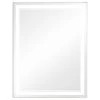 Keonjinn 3-Colors LED Bathroom Mirror, Anti-Fog Memory Dimmable, Sliver, 36x28