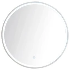 James Martin Vanities Cirque 24" Mirror , Glossy White