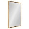 Uniek Evans Framed Floating Wall Mirror, Gold 24x36