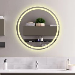CHLOE Lighting, Inc. CHLOE Lighting LUMINOSITY Round TouchScreen LED Mirror 30 CHLOE Lighting, Inc. CHLOE Lighting LUMINOSITY Round TouchScreen LED Mirror -Laural Home Shop 7a515b550fdd41d3 5628 w800 h800 b0 p0