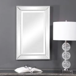 Unique Mirrors Mirror On Mirror, Warm Silver Beading Rectangular Wall Mirror, Bathroom, 20 X 32 9 Unique Mirrors Mirror On Mirror, Warm Silver Beading Rectangular Wall Mirror, Bathroom, 20 X 32 -Laural Home Shop 7a71bab200ae9042 0090 w800 h800 b0 p0