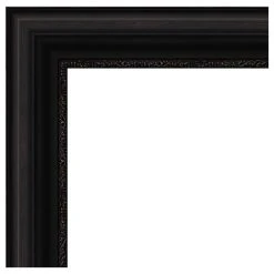 Amanti Art Parlor Black Petite Bevel Bathroom Wall Mirror 23.5 X 29.5 In. -Laural Home Shop 7a91aaf003b790c7 7837 w800 h800 b1 p0