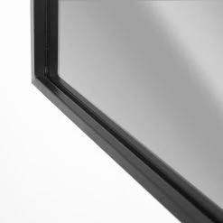 Head West, Inc. Black Metal Frame Rectangle Vanity Wall Mirror With Shelves - 18" X 24" -Laural Home Shop 7b11420e029e0da0 1737 w800 h800 b0 p0