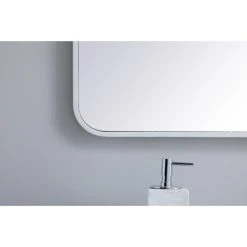 Elegant Decor Evermore Vanity Mirror White -Laural Home Shop 7b7154a200c3b9a7 9189 w800 h800 b0 p0