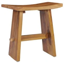 Vida XL International B.V. VidaXL Solid Teak Wood Stool 19.6" Versatile Sturdy Unique Pattern Seating -Laural Home Shop 7ba1dc160ec74abd 8952 w800 h800 b1 p0