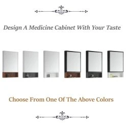 Fine Fixtures Dakota Medicine Cabinet, 21" Wide, White, Teak Shelf 11 Fine Fixtures Dakota Medicine Cabinet, 21" Wide, White, Teak Shelf -Laural Home Shop 7d01d22d0e3c5816 0722 w800 h800 b1 p0