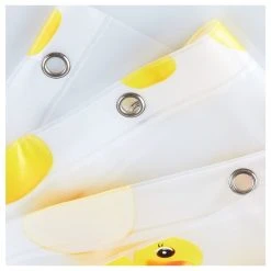 IDesign Ducks Shower Curtain, 72"x72", Yellow And Orange -Laural Home Shop 7d21b44b0beb189f 3927 w800 h800 b1 p0