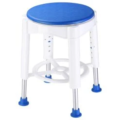 Yescom 14" Bath Stool Safety Shower Swivel Chair With Rotating Seat Adjustable
