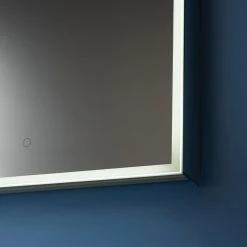 Vinnova 24" Rectangular Frameless Lighted Medicine Cabinet Wall Mounted Mirror -Laural Home Shop 7e11c82e01a9c0bd 5342 w800 h800 b0 p0