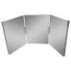 LiteMirror, Shatterproof TriFold Mirror. Three 12" X 16" Mirrors 1 LiteMirror, Shatterproof TriFold Mirror. Three 12" X 16" Mirrors -Laural Home Shop 7e41deda09666b4c 2463 w800 h800 b1 p0