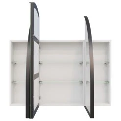 Glass Warehouse Medicine Cabinets, Black -Laural Home Shop 7e91f22a039bb509 6051 w800 h800 b1 p0