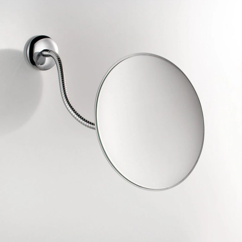 WS Bath Collections Mevedo 5591 7.1" Wall-Mounted Makeup Mirror - Polished 5 WS Bath Collections Mevedo 5591 7.1" Wall-Mounted Makeup Mirror - Polished - Image 3