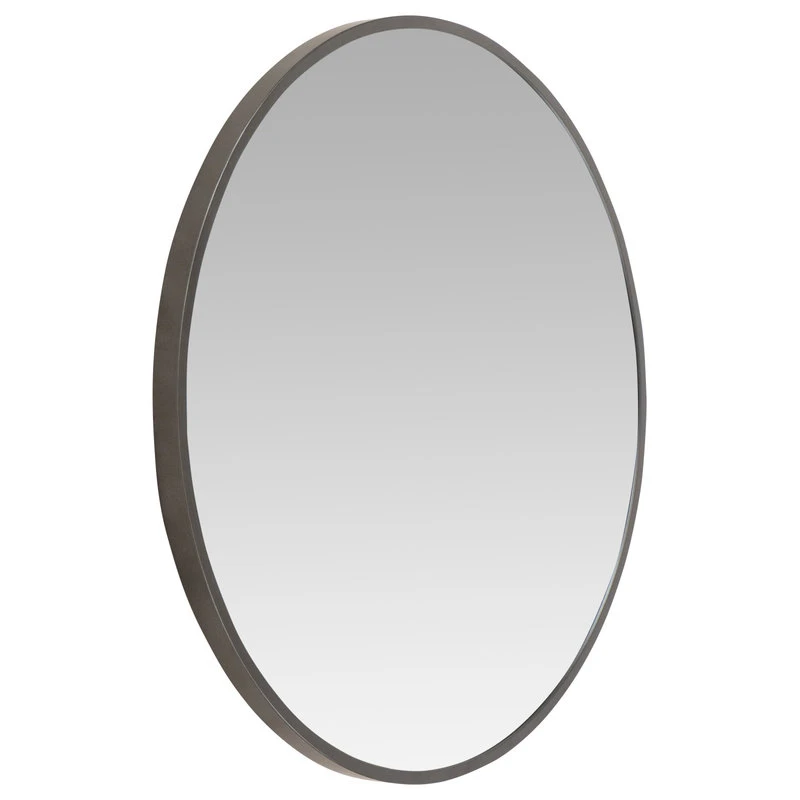 Aspire Home Accents, Inc. Bali Modern Round Wall Mirror, Gray, 32" 6 Aspire Home Accents, Inc. Bali Modern Round Wall Mirror, Gray, 32" - Image 4