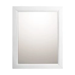 Bellaterra Home 24", Mirror Cabinet, White