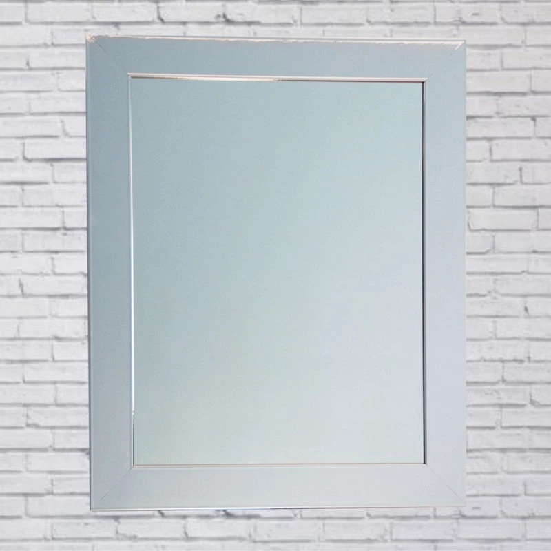 BrandtWorks Chrome Framed Vanity Wall Mirror 32''x 36'' 4 BrandtWorks Chrome Framed Vanity Wall Mirror 32''x 36'' - Image 2