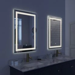 Arpella Lumina 24 In. X 36 In. LED Lighted Vanity Mirror -Laural Home Shop 81f1bc7c0fd29e71 5396 w800 h800 b0 p0
