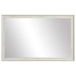 FrameMyMirror Warren White Framed Mirror, 20" X 36" 15 FrameMyMirror Warren White Framed Mirror, 20" X 36" -Laural Home Shop 81f1df7503ebbb6c 3571 w800 h800 b1 p0