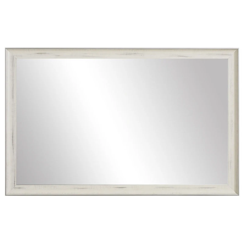 FrameMyMirror Warren White Framed Mirror, 20" X 36" 5 FrameMyMirror Warren White Framed Mirror, 20" X 36" - Image 3