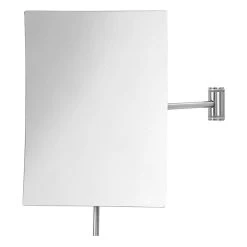 Blomus Vista Wall-Mounted Cosmetic Mirror, Matte Nickel-Plated -Laural Home Shop 823192030b61d2c8 7470 w800 h800 b1 p0