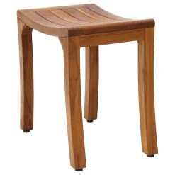 AquaTeak Patented 18" Asia Curve Teak Shower Bench 18 AquaTeak Patented 18" Asia Curve Teak Shower Bench -Laural Home Shop 8241c5310d938490 6540 w800 h800 b1 p0