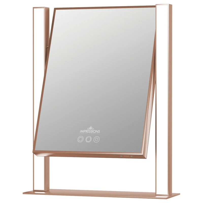 Impressions Vanity Company Nouveau XL Tri-Tone Led Makeup Mirror, Rose Gold 4 Impressions Vanity Company Nouveau XL Tri-Tone Led Makeup Mirror, Rose Gold - Image 2