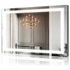 Kiva Rhyme 48"(W)X36"(H) Hardwired Bathroom Led Lighted Backlit Mirror With Square Design