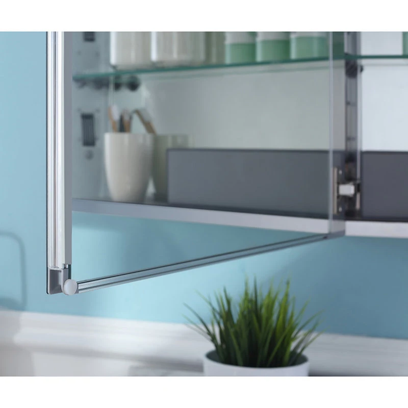 Ove Decors Sevan 24 In. Medicine Cabinet In Aluminum Finish 12 Ove Decors Sevan 24 In. Medicine Cabinet In Aluminum Finish - Image 10