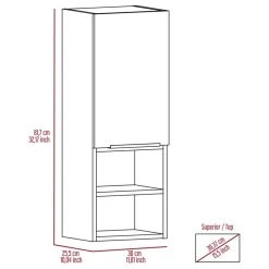FM FURNITURE Milwaukee Medicine Cabinet, White 15 FM FURNITURE Milwaukee Medicine Cabinet, White -Laural Home Shop 83a14d780351585a 1841 w800 h800 b1 p0