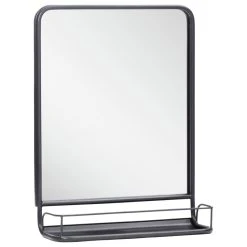 Madeleine Home Inc. Moselle Wall Mirror With Shelf, 24"
