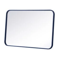 Elegant Furniture & Lighting Elegant Decor MR802030BL Soft Corner Metal Rectangular Mirror, 20"x30", Blue 18 Elegant Furniture & Lighting Elegant Decor MR802030BL Soft Corner Metal Rectangular Mirror, 20"x30", Blue -Laural Home Shop 83d1479701a56649 7093 w800 h800 b1 p0