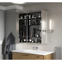 Kohler K-81149 Maxstow 30" X 40" Frameless Double Door Medicine - Dark Anodized 11 Kohler K-81149 Maxstow 30" X 40" Frameless Double Door Medicine - Dark Anodized -Laural Home Shop 8401b54f0dc5e1d6 4608 w800 h800 b0 p0