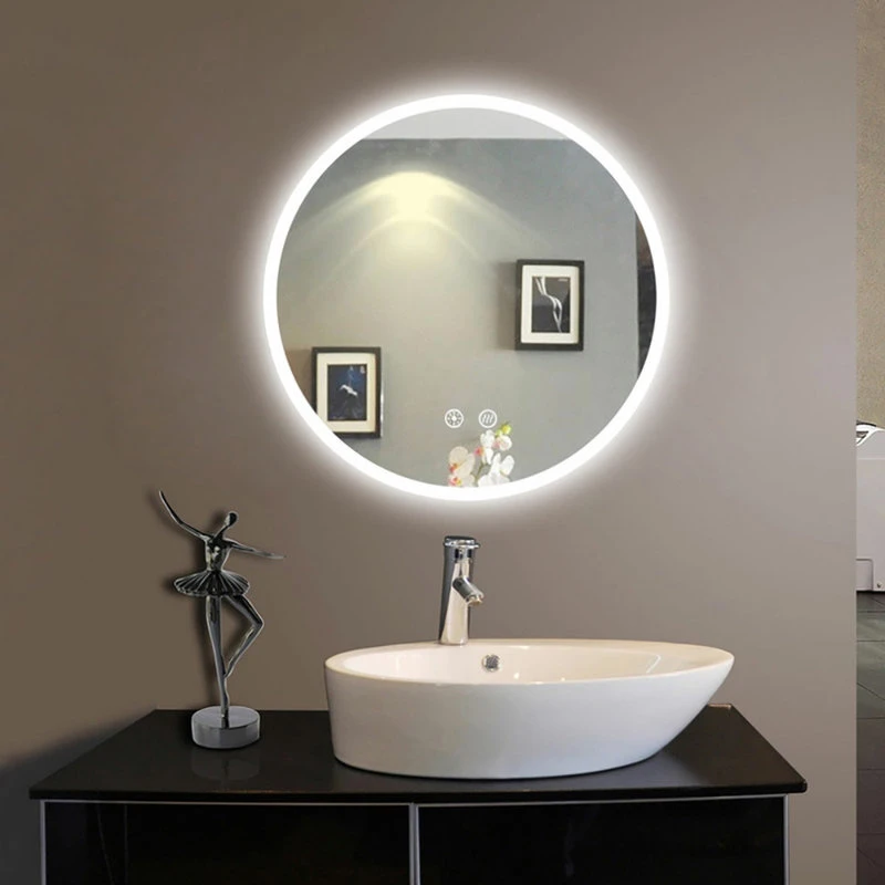 Ketcham Medicine Cabinets/Fred Silver & Company Orbit Round Dimmable LED Mirror With Defogger, 30"x1.75" 5 Ketcham Medicine Cabinets/Fred Silver & Company Orbit Round Dimmable LED Mirror With Defogger, 30"x1.75" - Image 3