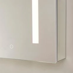 Vinnova 36" Rectangle Frameless Lighted Medicine Cabinet Wall Mounted Mirror -Laural Home Shop 8541ff2c01a9c1c6 6252 w800 h800 b0 p0