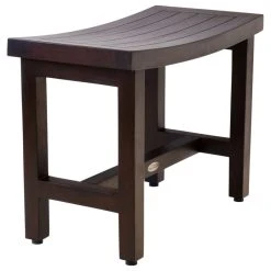 AquaTeak Patented 24" Sumba™ Lotus Mocha-Shield Teak Shower Bench -Laural Home Shop 85714ea60d97b271 0529 w800 h800 b1 p0