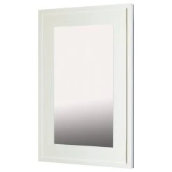 14x24 Fox Hollow Furnishings Mirrored Medicine Cabinet, White