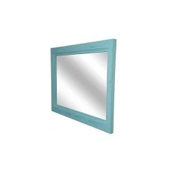 Renewed Decor And Storage Sea Blue Farmhouse Style Vanity Mirror, 36"x30" -Laural Home Shop 8581f16c0ad7f25e 1726 w800 h800 b1 p0