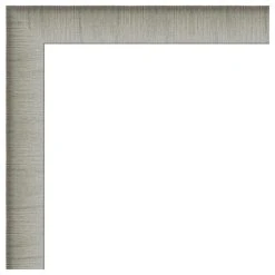 Amanti Art Elegant Brushed Pewter Narrow Petite Bevel Bathroom Wall Mirror 21 X 27 In. 13 Amanti Art Elegant Brushed Pewter Narrow Petite Bevel Bathroom Wall Mirror 21 X 27 In. -Laural Home Shop 85c1a8cb03b7912a 7803 w800 h800 b1 p0