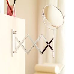 WS Bath Collections Mevedo 55855 9" Double Sided Wall Mounted - Polished Chrome -Laural Home Shop 8611e3180efa1bb6 5048 w800 h800 b0 p0