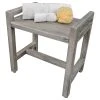 DecoTeak CoastalVogue Eleganto 20" Wide ShowerBench GR107, Gray -Laural Home Shop 88e10ba90fdd0cb7 7166 w800 h800 b1 p0