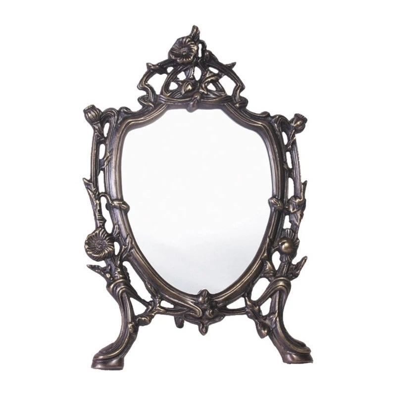 Orchard Creek Designs Brass Tabletop Mirror 4 Orchard Creek Designs Brass Tabletop Mirror - Image 2