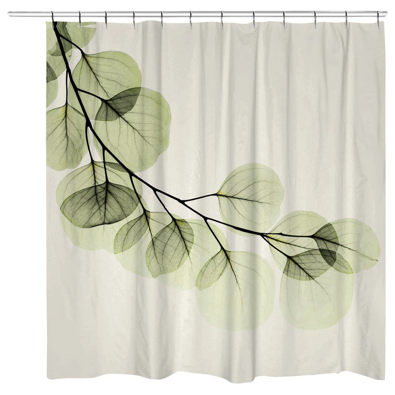 Laural Home Eucalyptus Shower Curtain 3 Laural Home Eucalyptus Shower Curtain