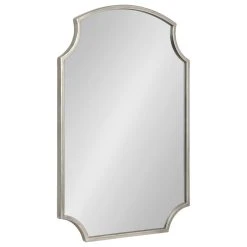Uniek Carlow Framed Wall Mirror, Silver 20x30