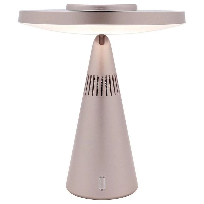 Impressions Vanity Company Luna Makeup Mirror And Night Lamp With Bluetooth Speakers, Rose Gold 4 Impressions Vanity Company Luna Makeup Mirror And Night Lamp With Bluetooth Speakers, Rose Gold - Image 2