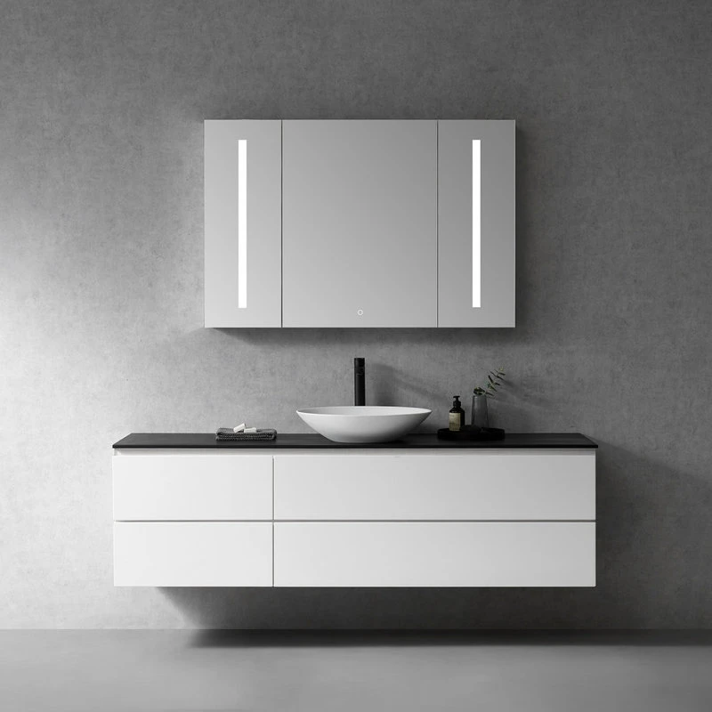 Altair Catola Frameless Surface-Mount/Recessed LED Lighted Bathroom Medicine Cabinet, 4 7 Altair Catola Frameless Surface-Mount/Recessed LED Lighted Bathroom Medicine Cabinet, 4 - Image 5