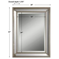 Vhomes Lights Antique Silver Leaf. Mirror -Laural Home Shop 8a91496c03f04856 8184 w800 h800 b1 p0