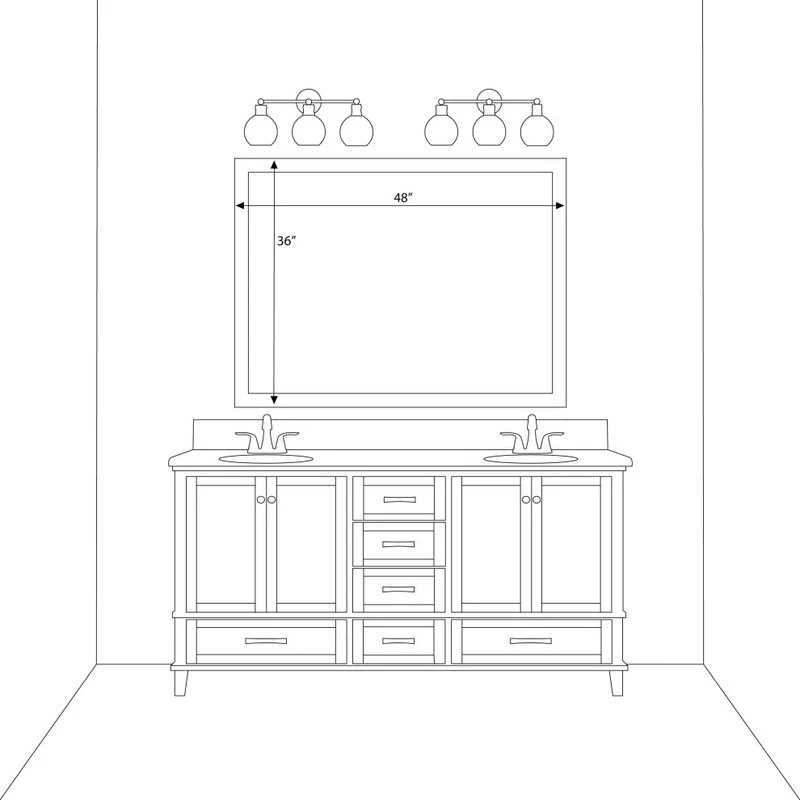 FrameMyMirror Morgan Framed Wall Mirror, Black, 36"x48" 12 FrameMyMirror Morgan Framed Wall Mirror, Black, 36"x48" - Image 10