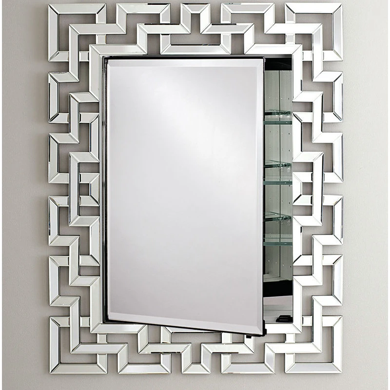 Afina Corporation Radiance Greek Key And Circles Medicine Cabinet, Greek Key 5 Afina Corporation Radiance Greek Key And Circles Medicine Cabinet, Greek Key - Image 3